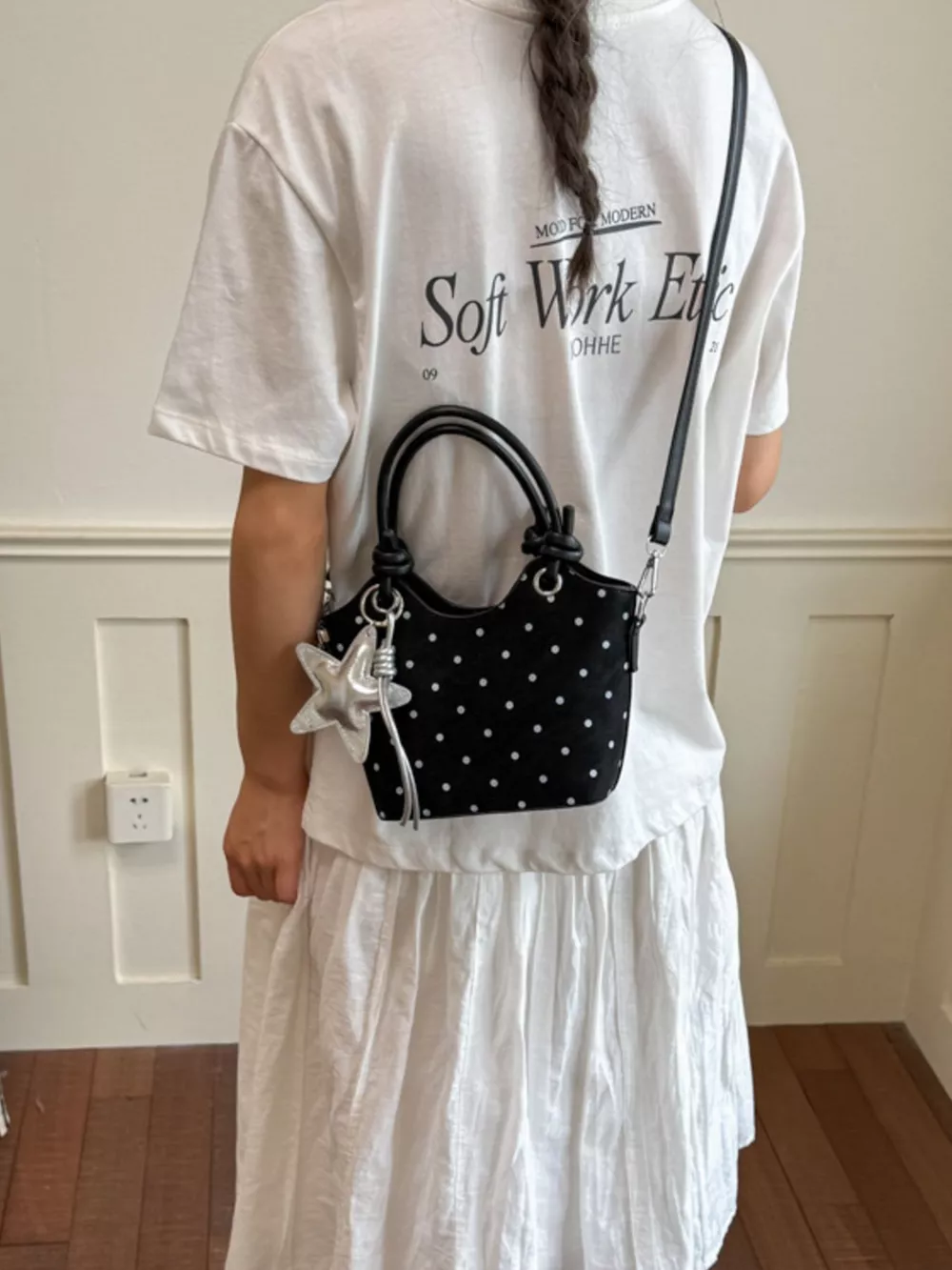 Polka Dot Crossbody Bag, image 4