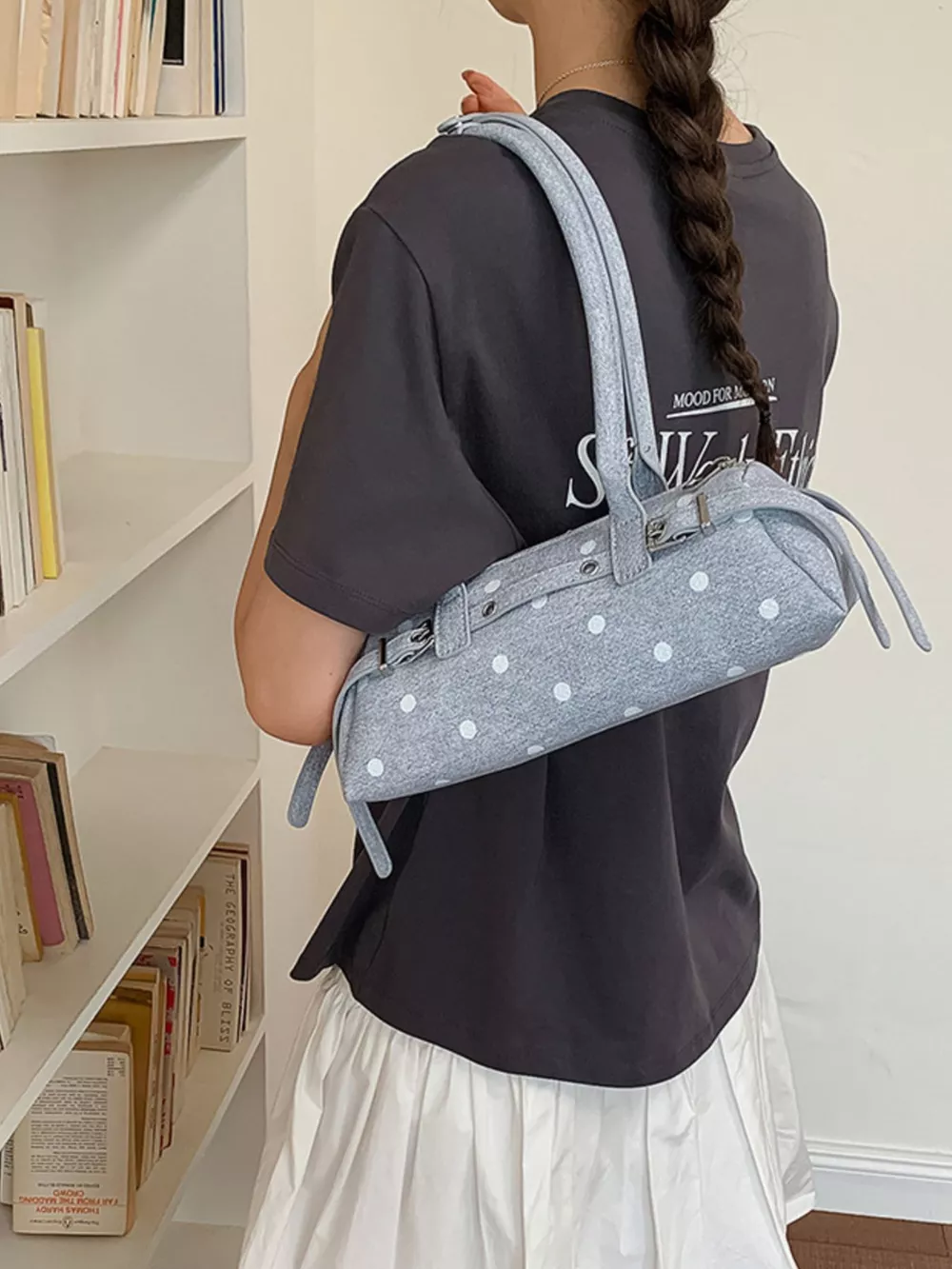 Polka Dot Shoulder Bag, image 4