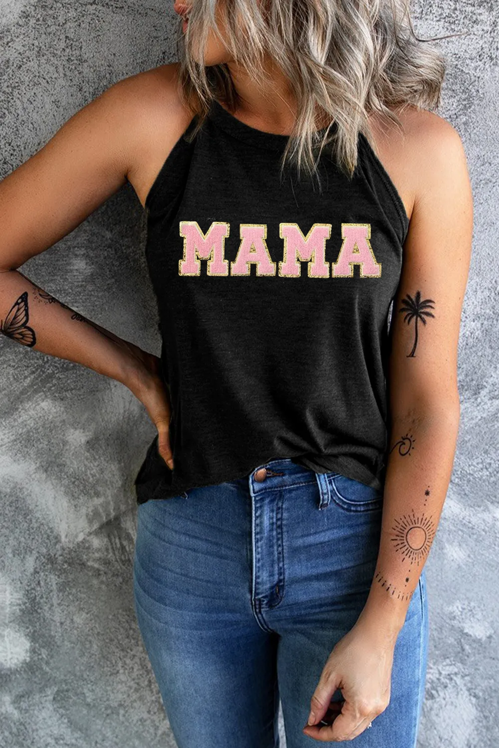 MAMA Round Neck Tank, image 3