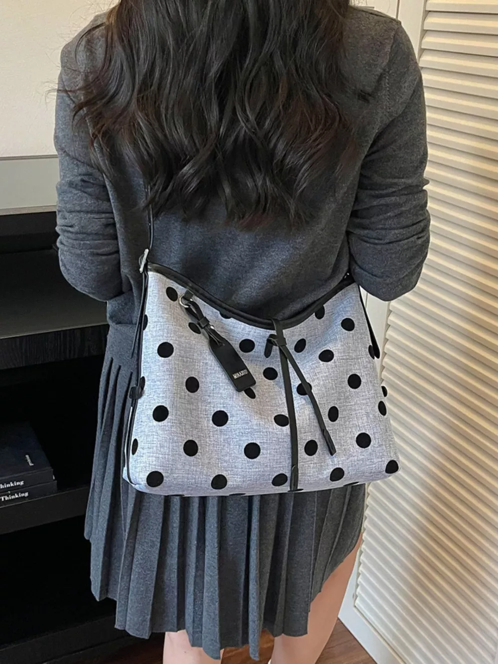 Polka Dot Shoulder Bag, image 5