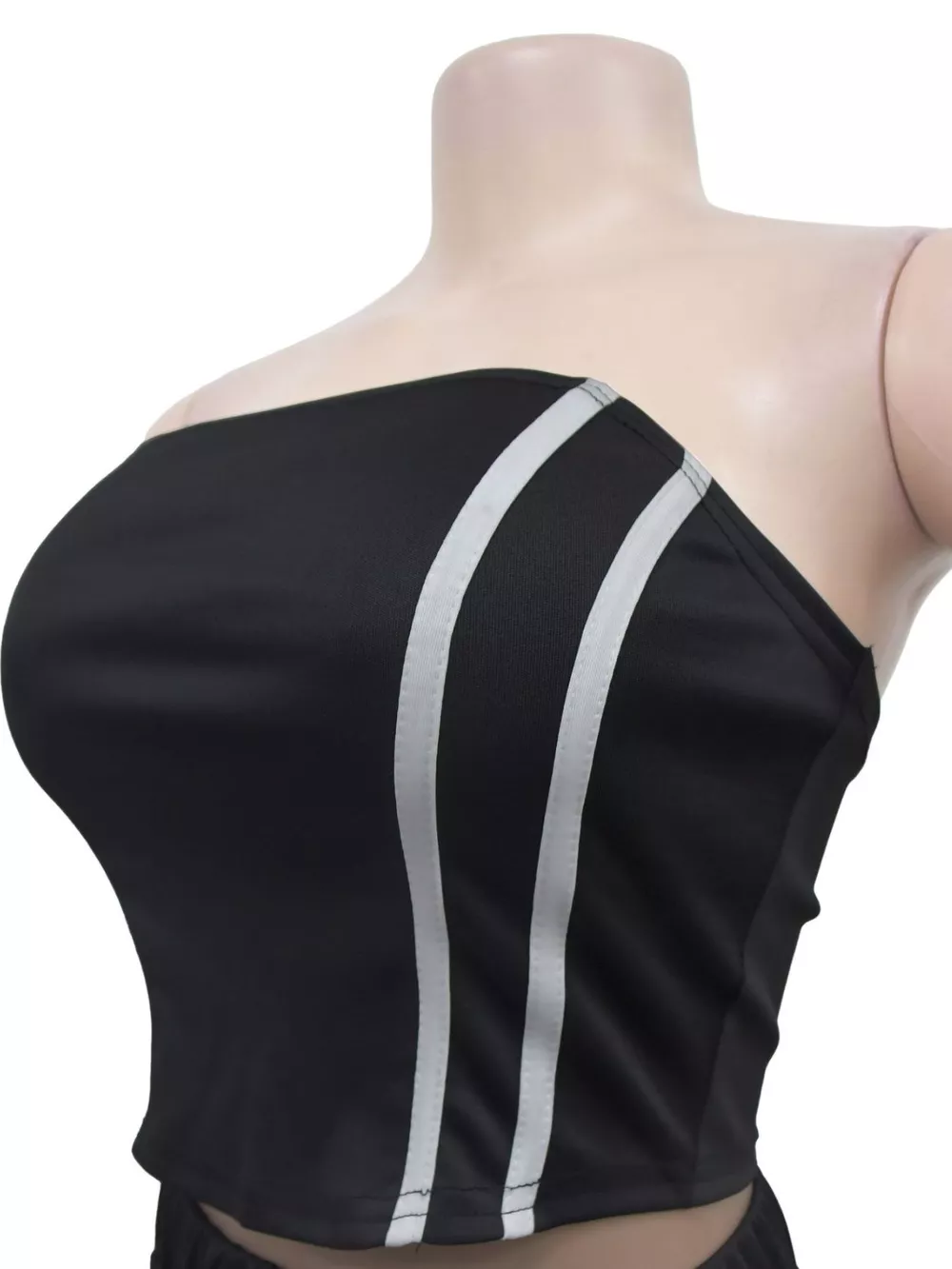 Sleeveless Tube Top and Wide Leg Pants Set, image 6