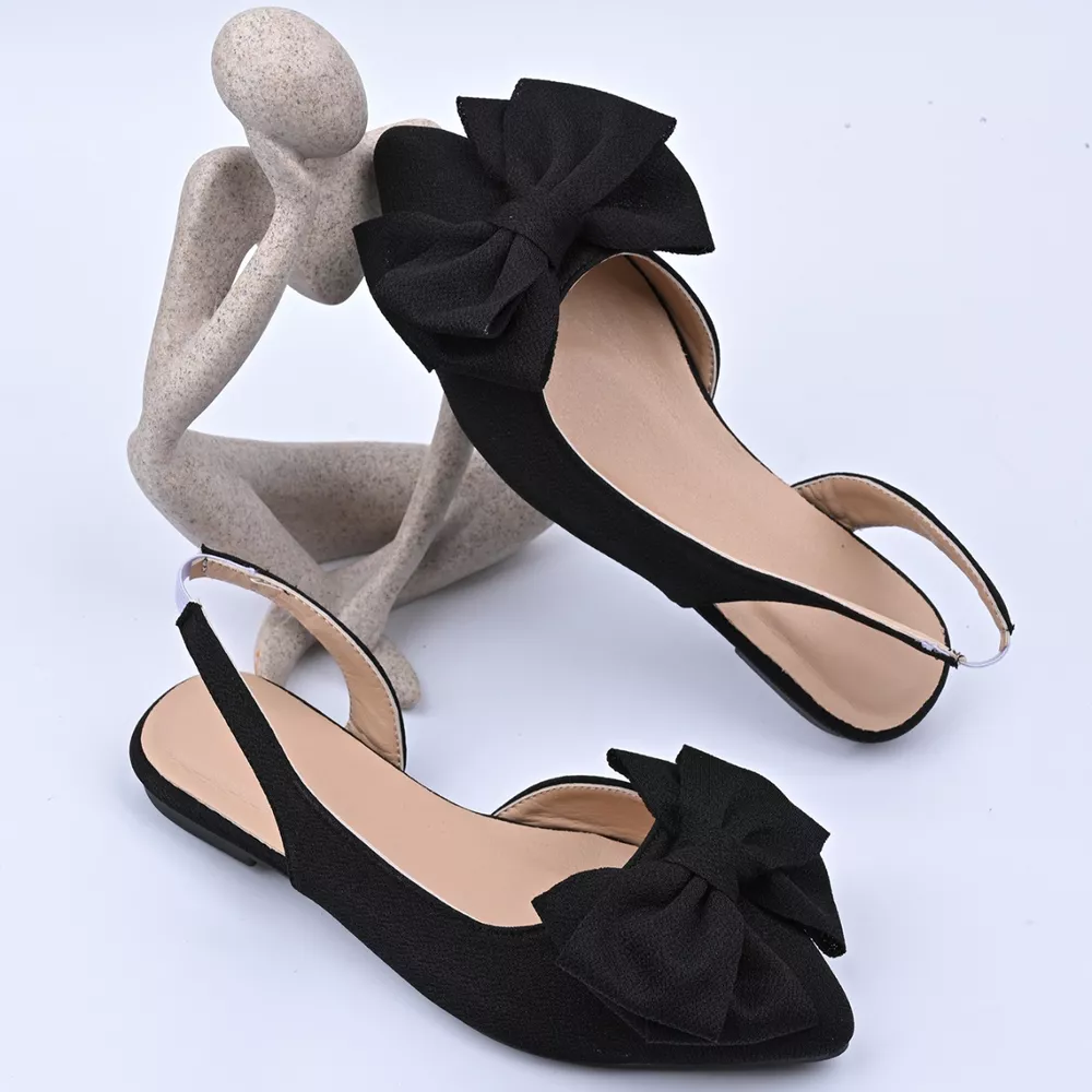 Bow Point Toe Slingback Sandals, image 5
