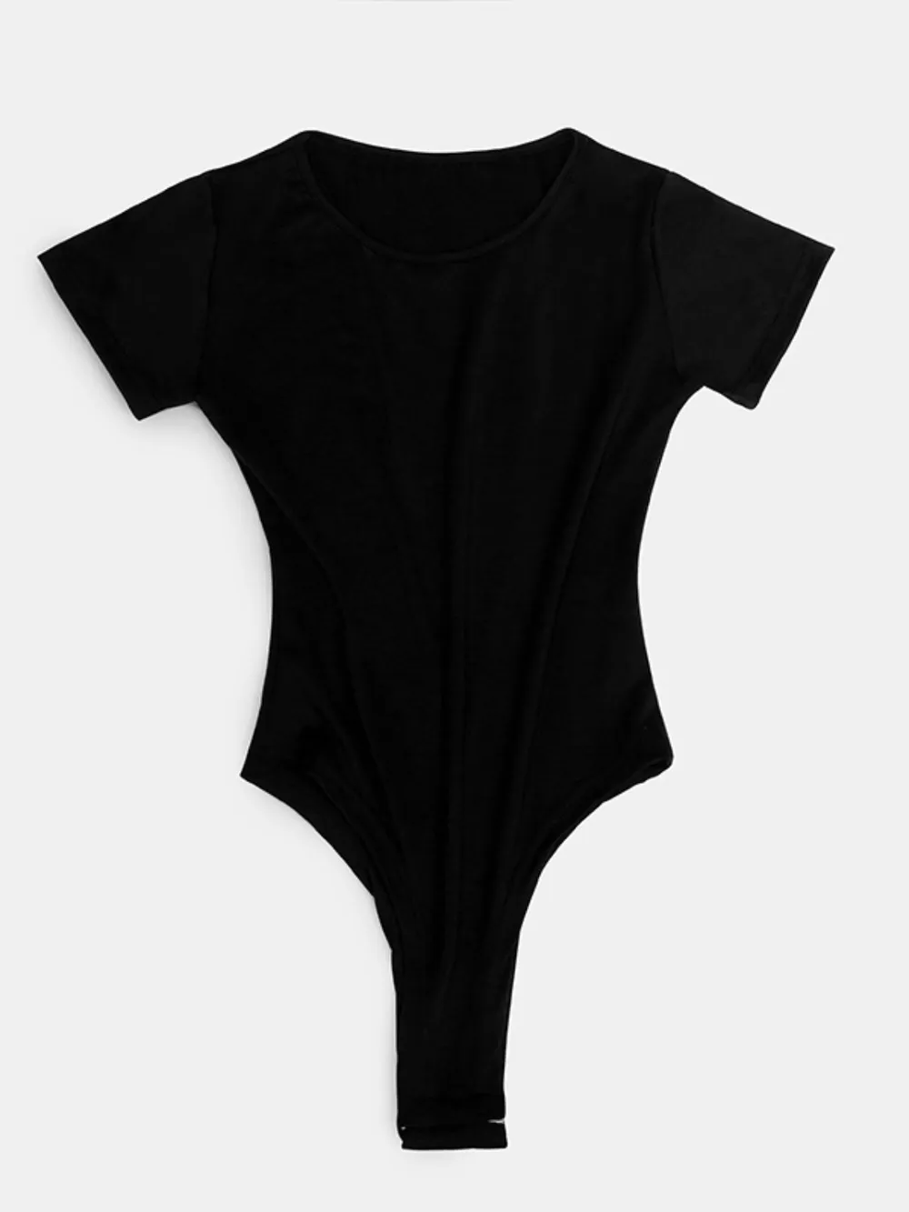 Full Size Round Neck Short Sleeve Bodysuit, image 15