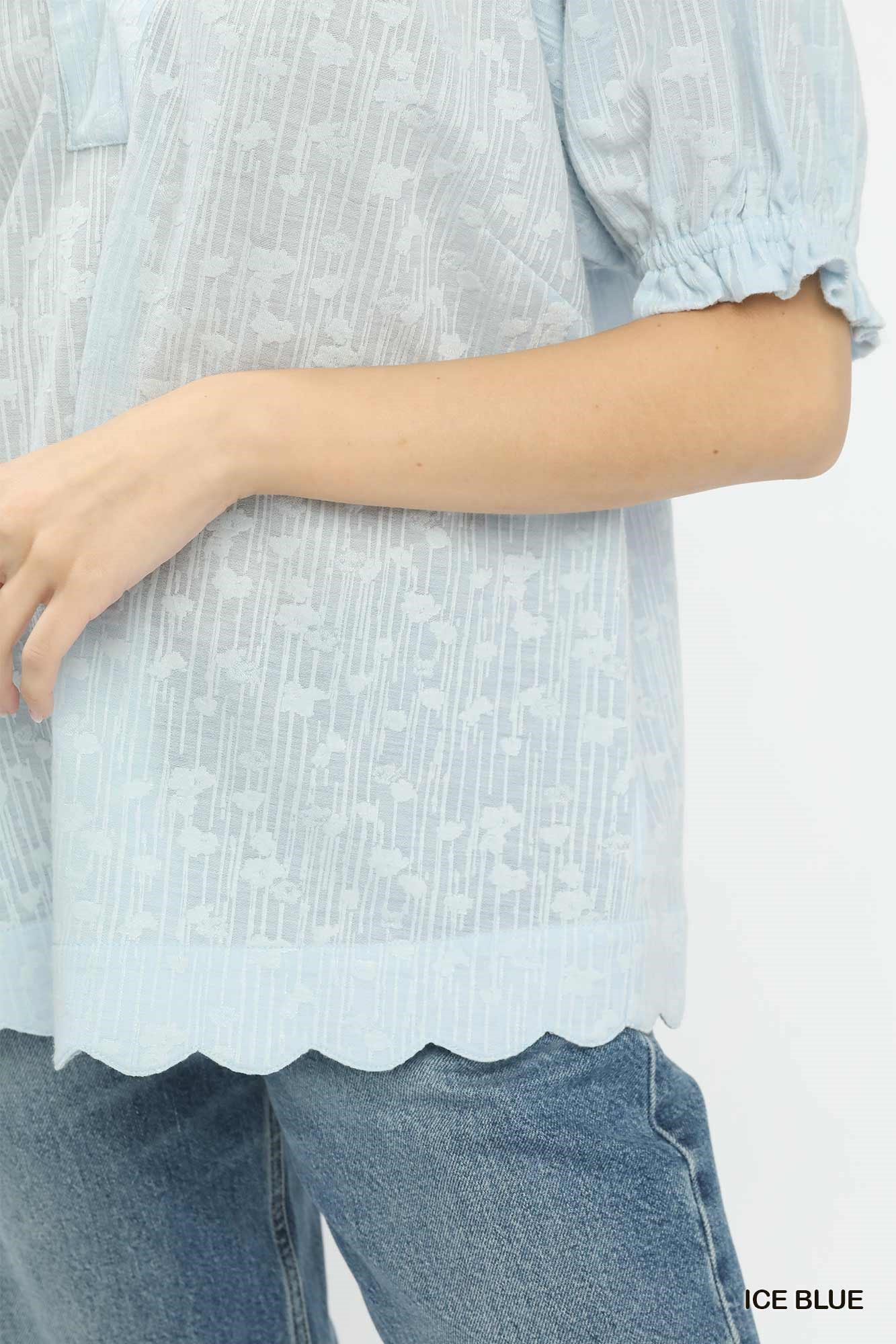 Textured Pintuck Blouse, image 2