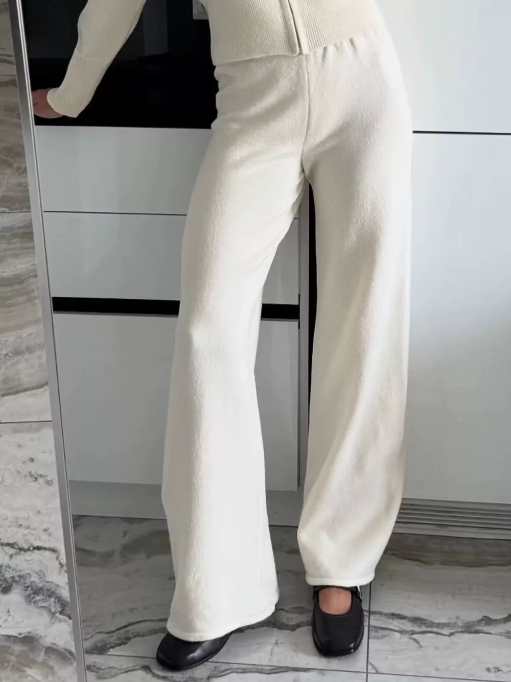 Zip Up Outerwear and Wide Leg Pants Set, image 21