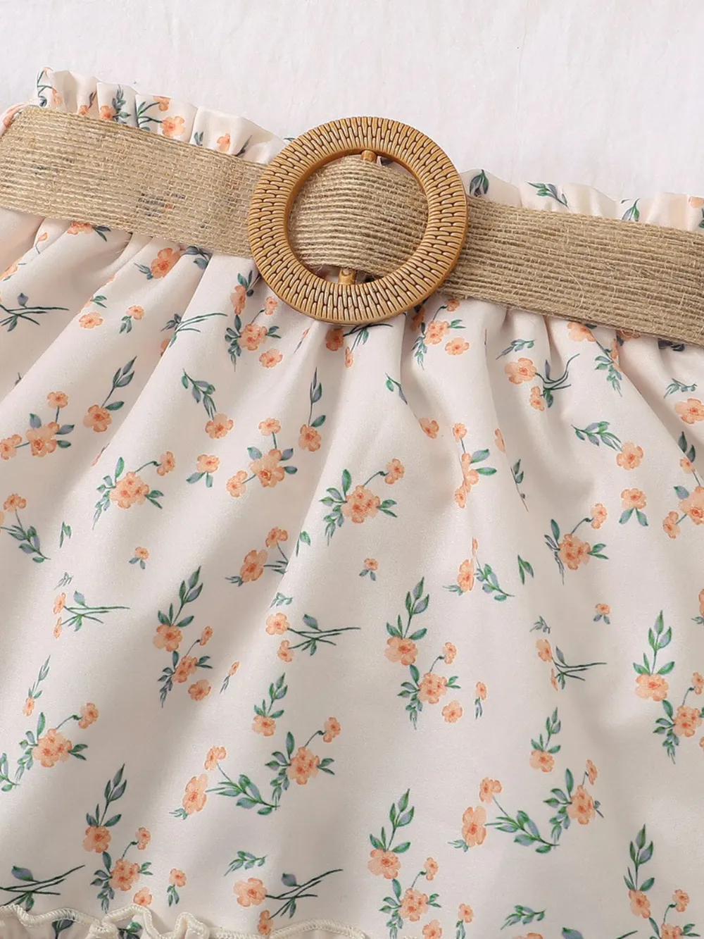 Single Shoulder Top and Printed Skirt Set, image 5