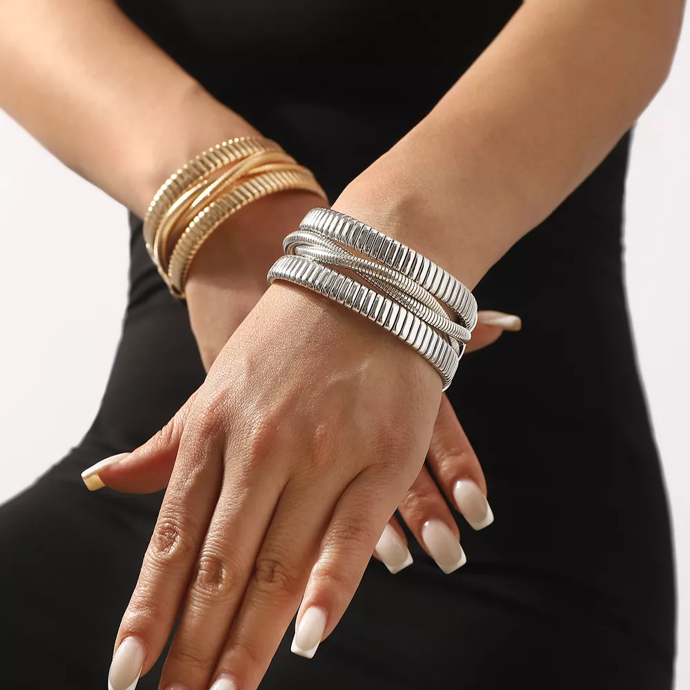 Multi-Layered Open Bracelet, image 4