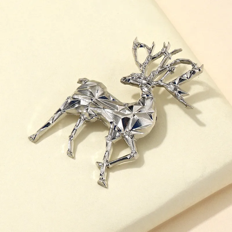 Alloy Reindeer Brooch, image 4