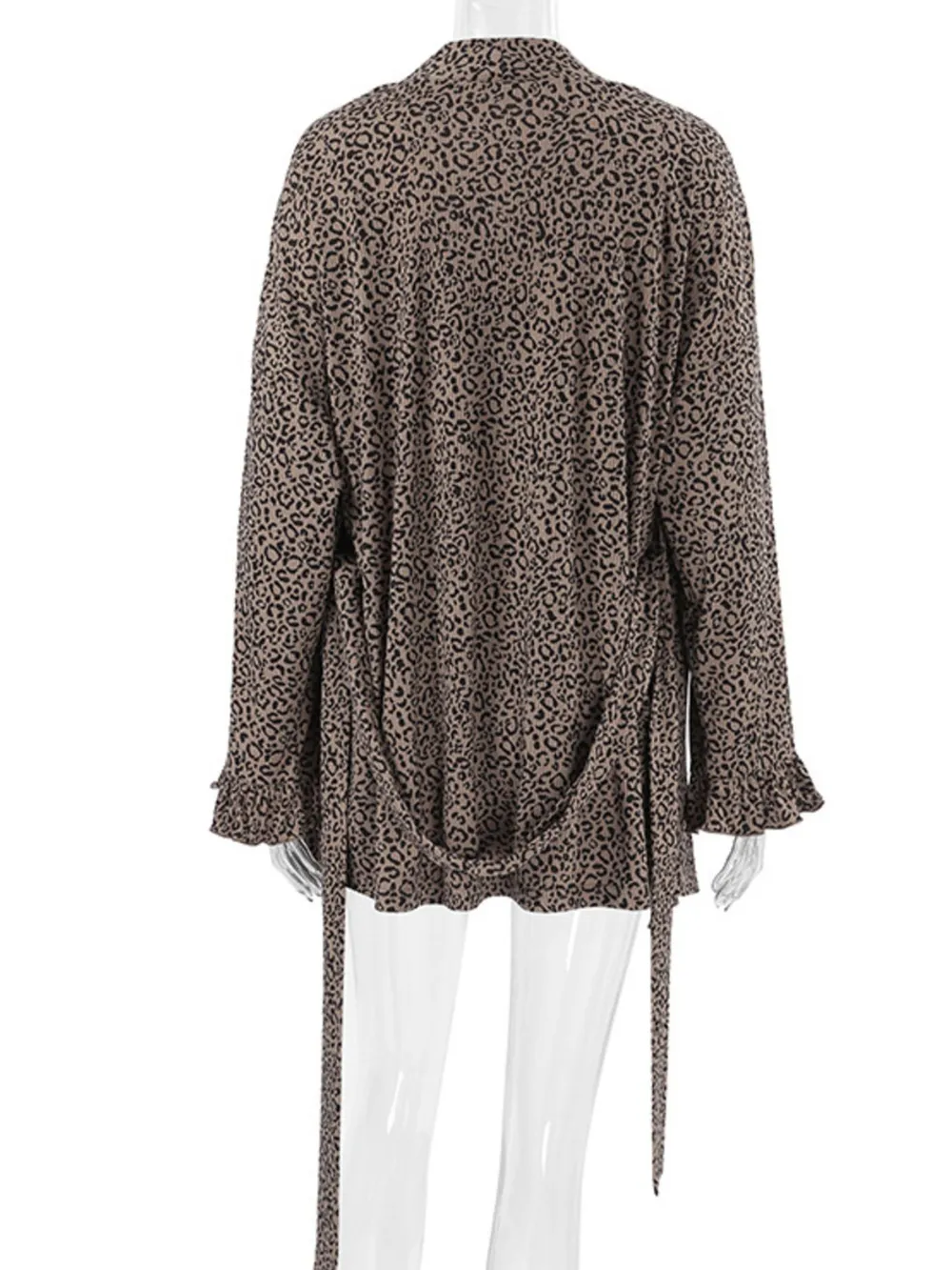 Leopard Cami Cardigan and Shorts 3-Piece Set, image 8