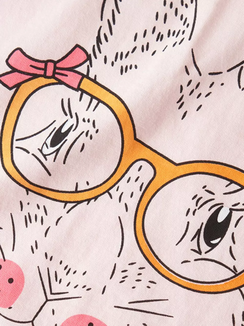 Children's Bunny Graphic Tee and Shorts Set, image 3