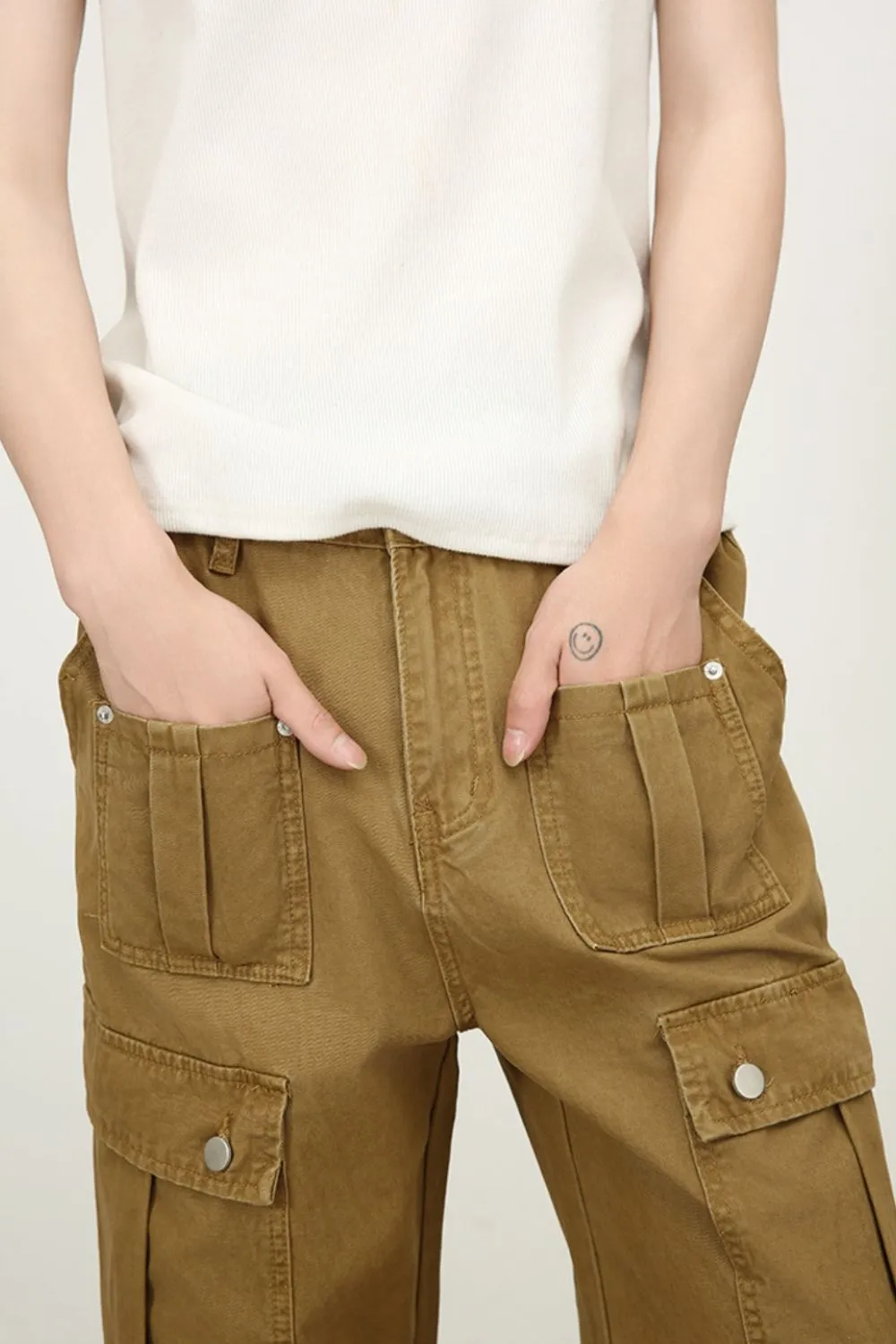 Men's Mid Rise Cargo Jeans, image 5