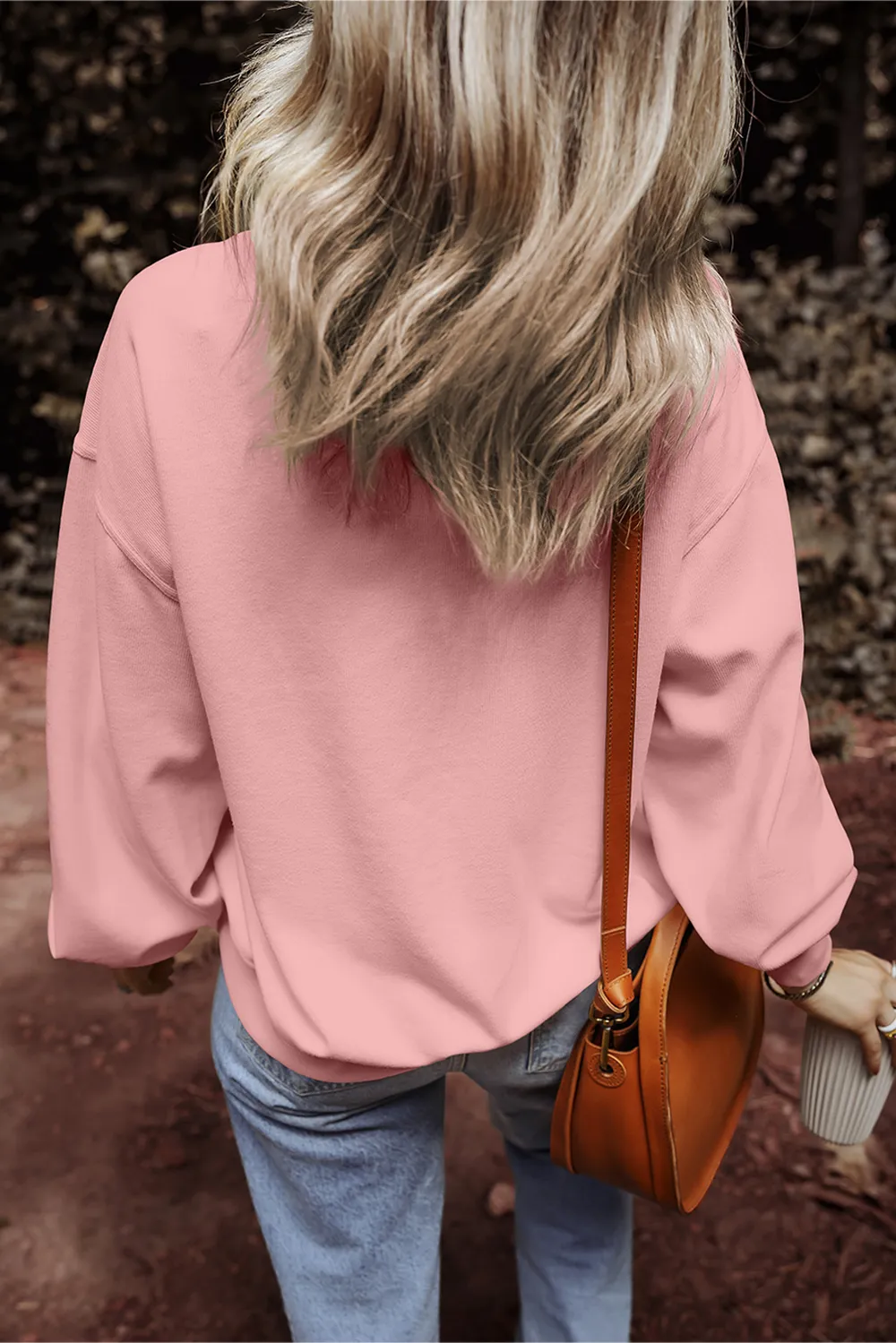 Round Neck Long Sleeve Sweatshirt, image 2