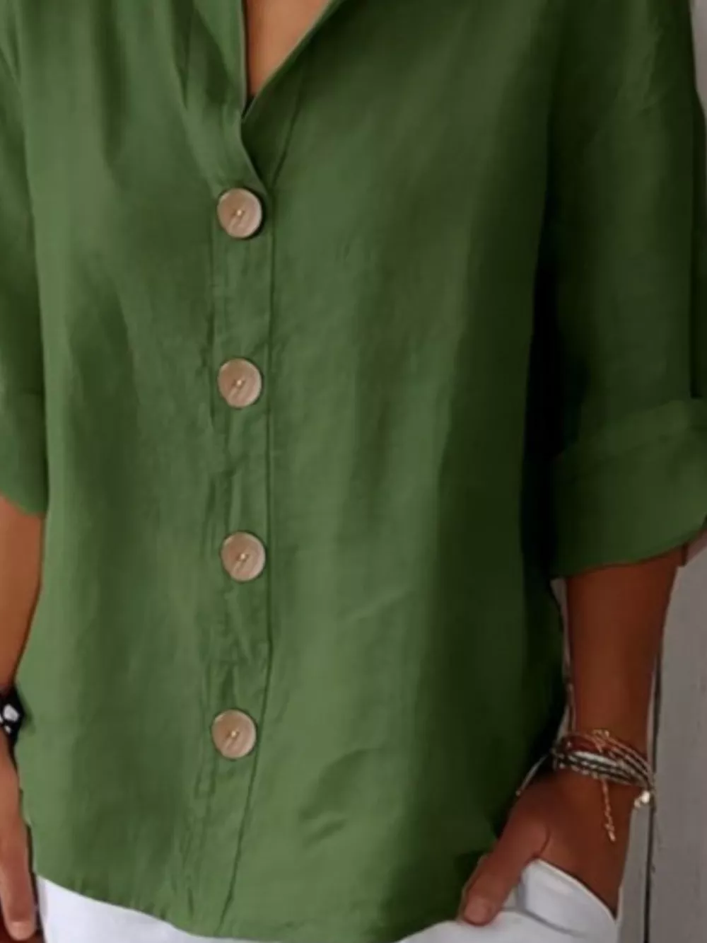 Casual Loose Button-Down Shirt, image 9