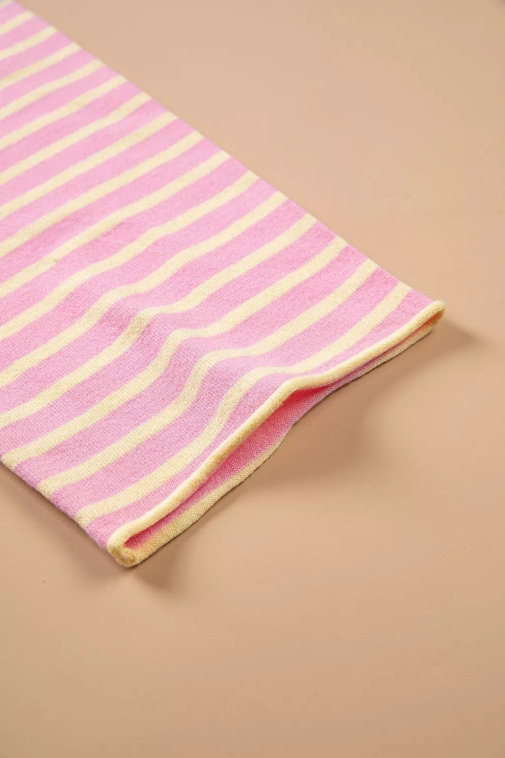 Plus Size Striped Long Sleeve Button Detail Sweater, image 11