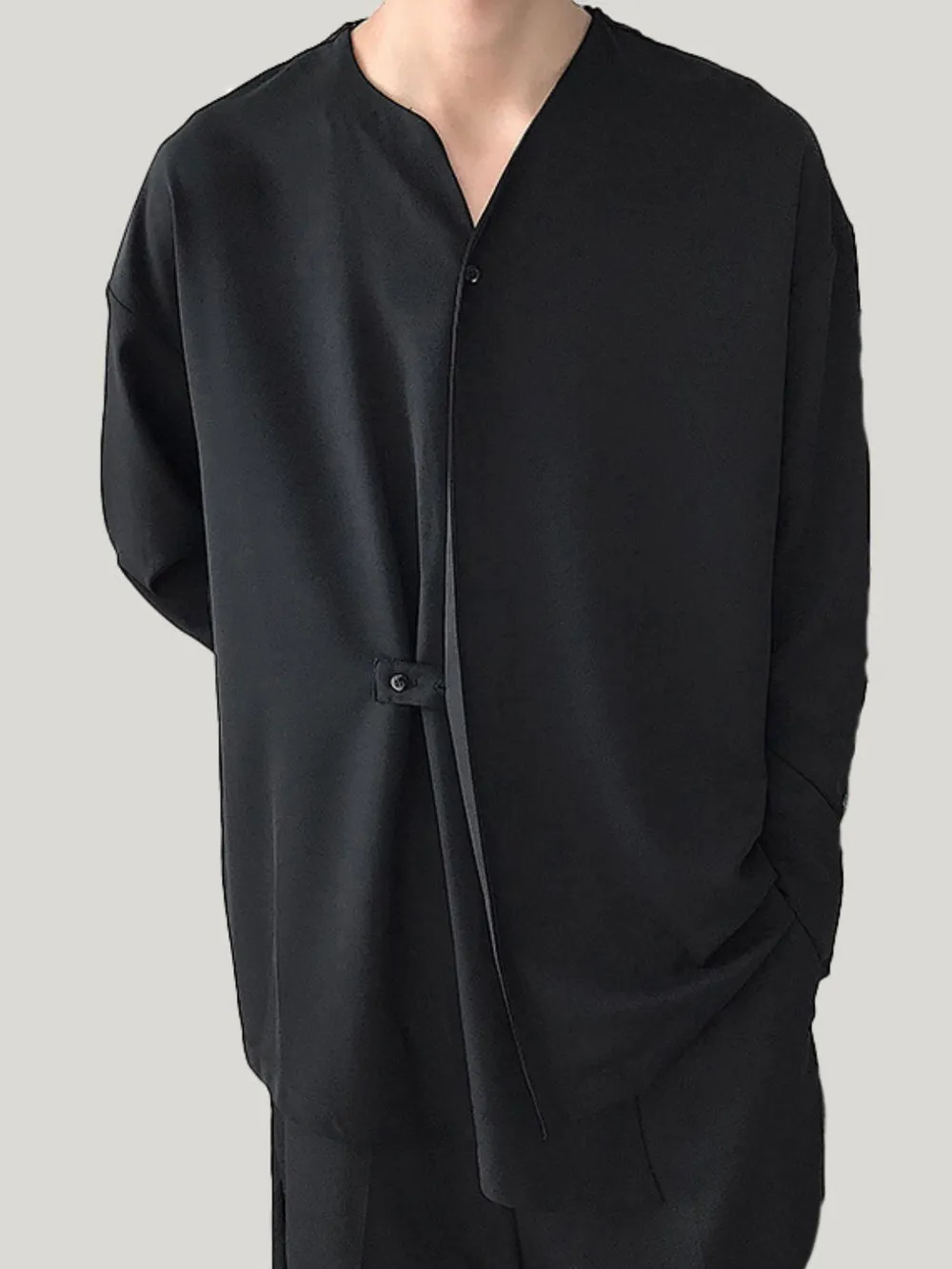 Men's Full Size Long Sleeve Casual Shirt Plus Size