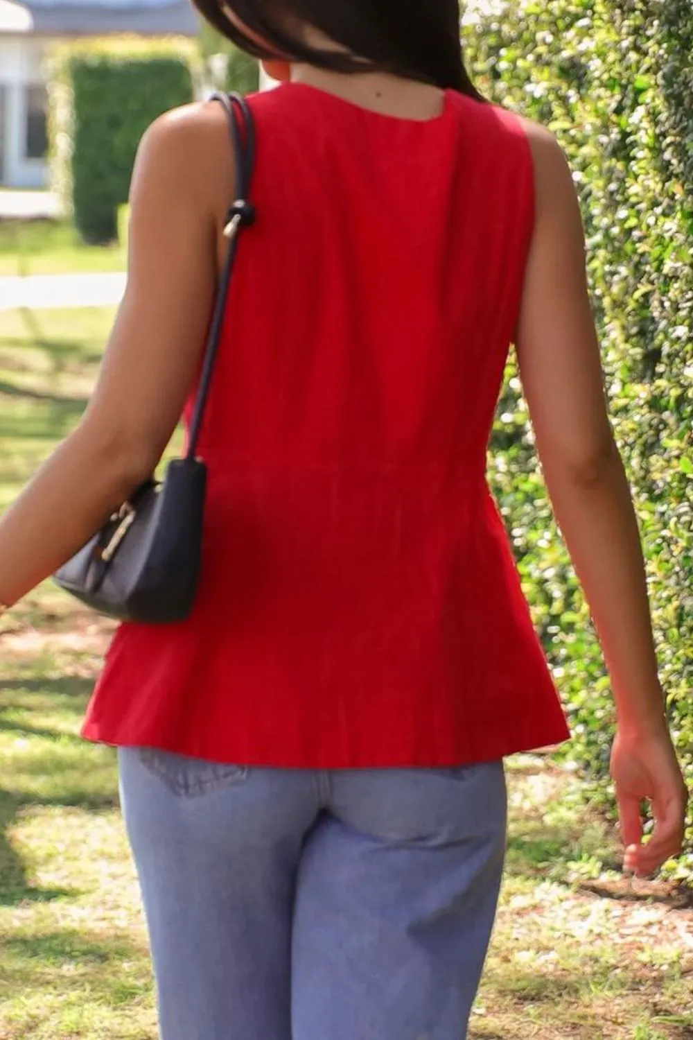 Button Down V-Neck Vest, image 8