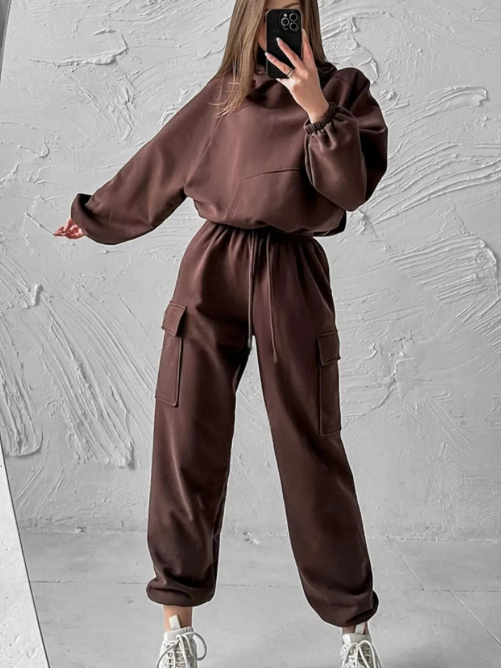 Kangaroo Pocket Hoodie and Joggers Set, image 7
