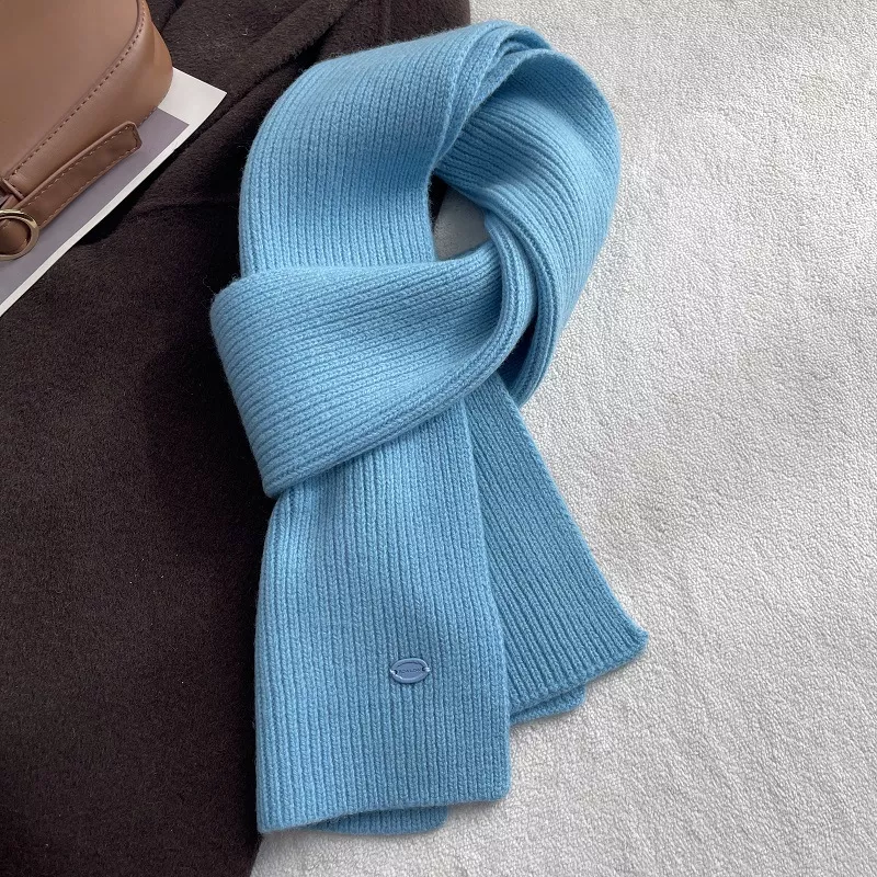 Pure Wool Warm Knit Scarf, image 5