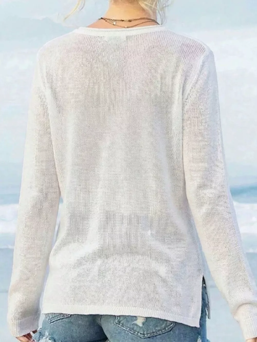 American Flag Long Sleeve Sweater, image 3