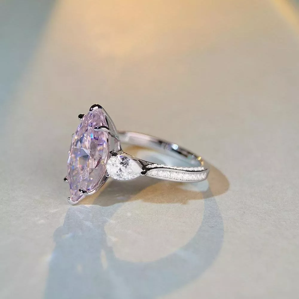 925 Sterling Silver Geometric Ring, image 3