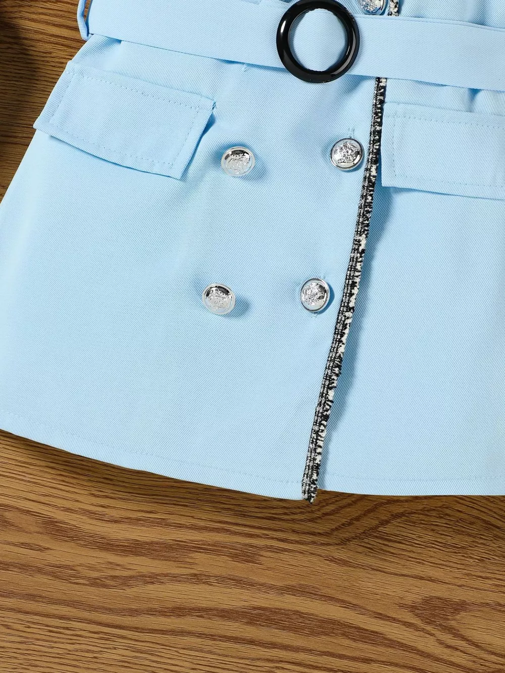 Children's Double Breasted Belt Dress, image 10