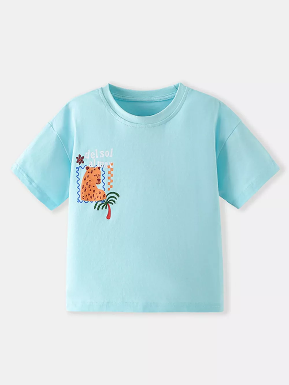 Children's Cartoon Graphic Short Sleeve T-Shirt