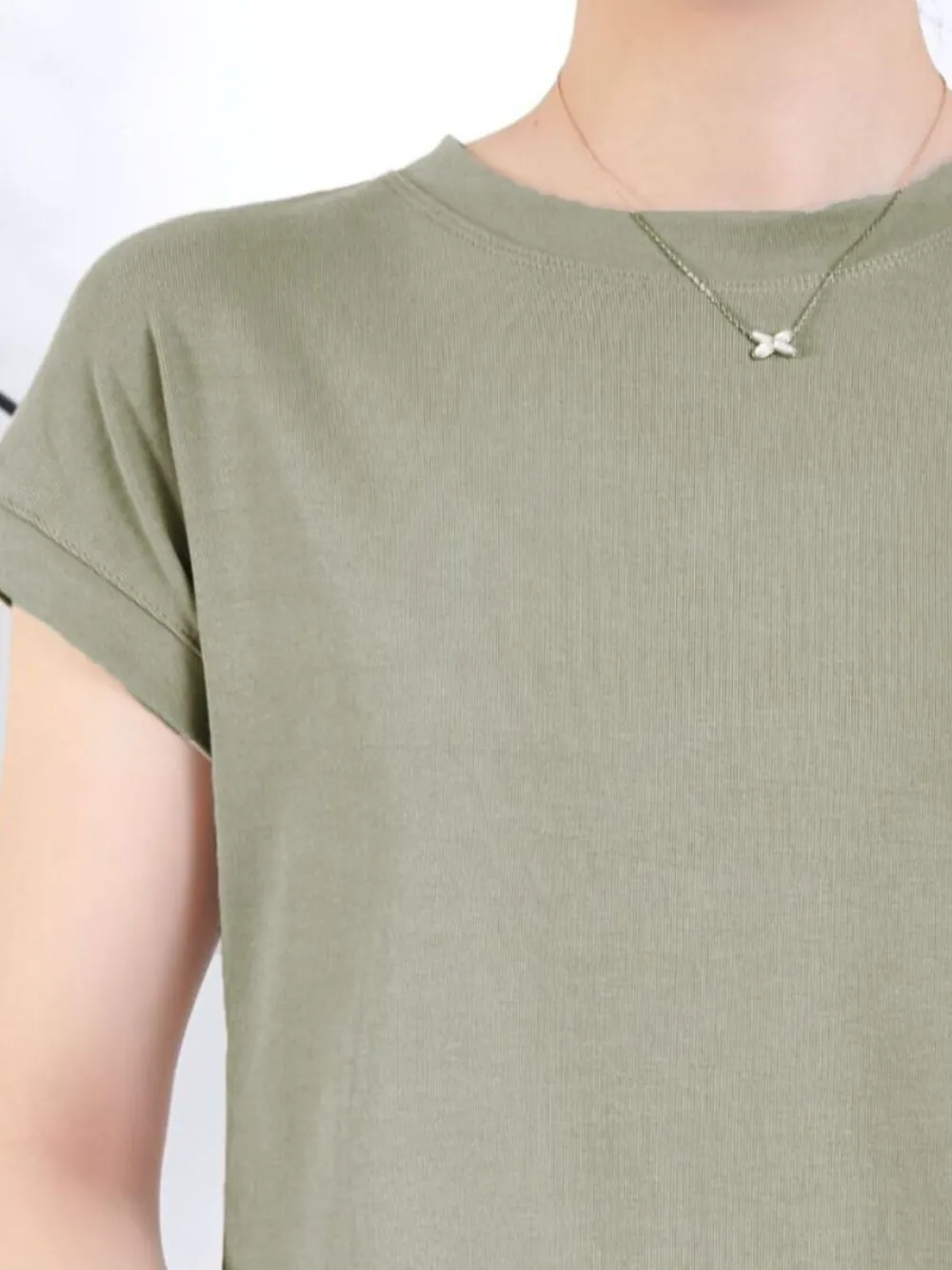 Plus Size Round Neck Short Sleeve T-Shirt, image 10
