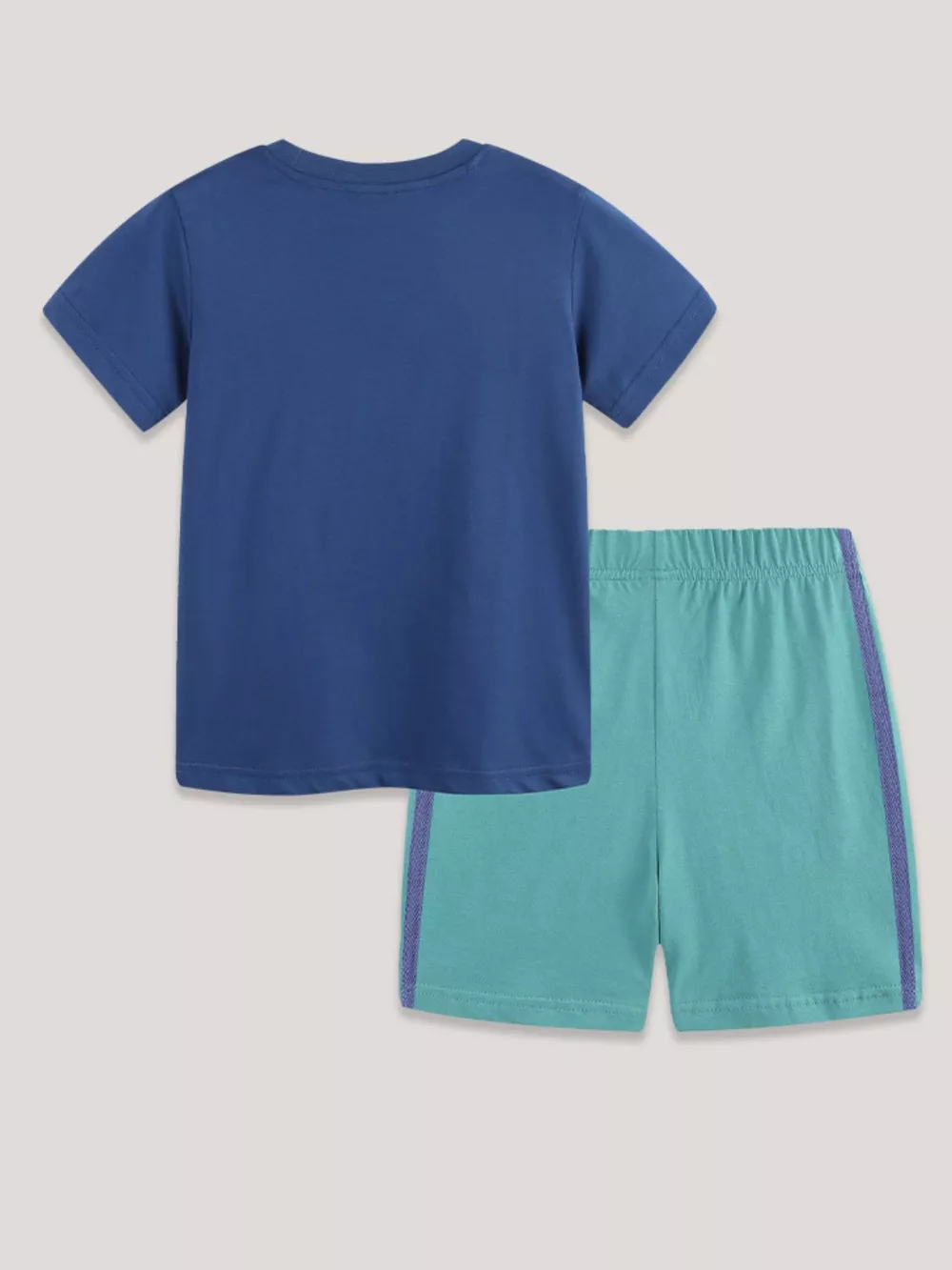 Children's Graphic Round Neck Tee and Shorts Set, image 5