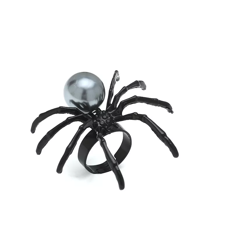 Halloween Spider Pearl Ring, image 4
