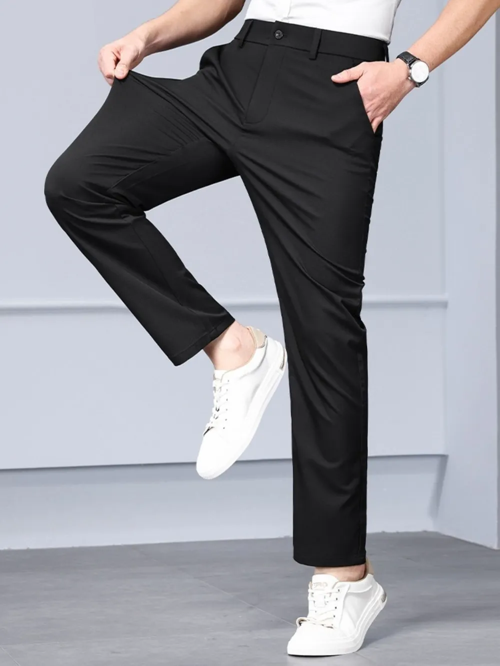 Men's Plus Size Loose Fit Pants, image 6