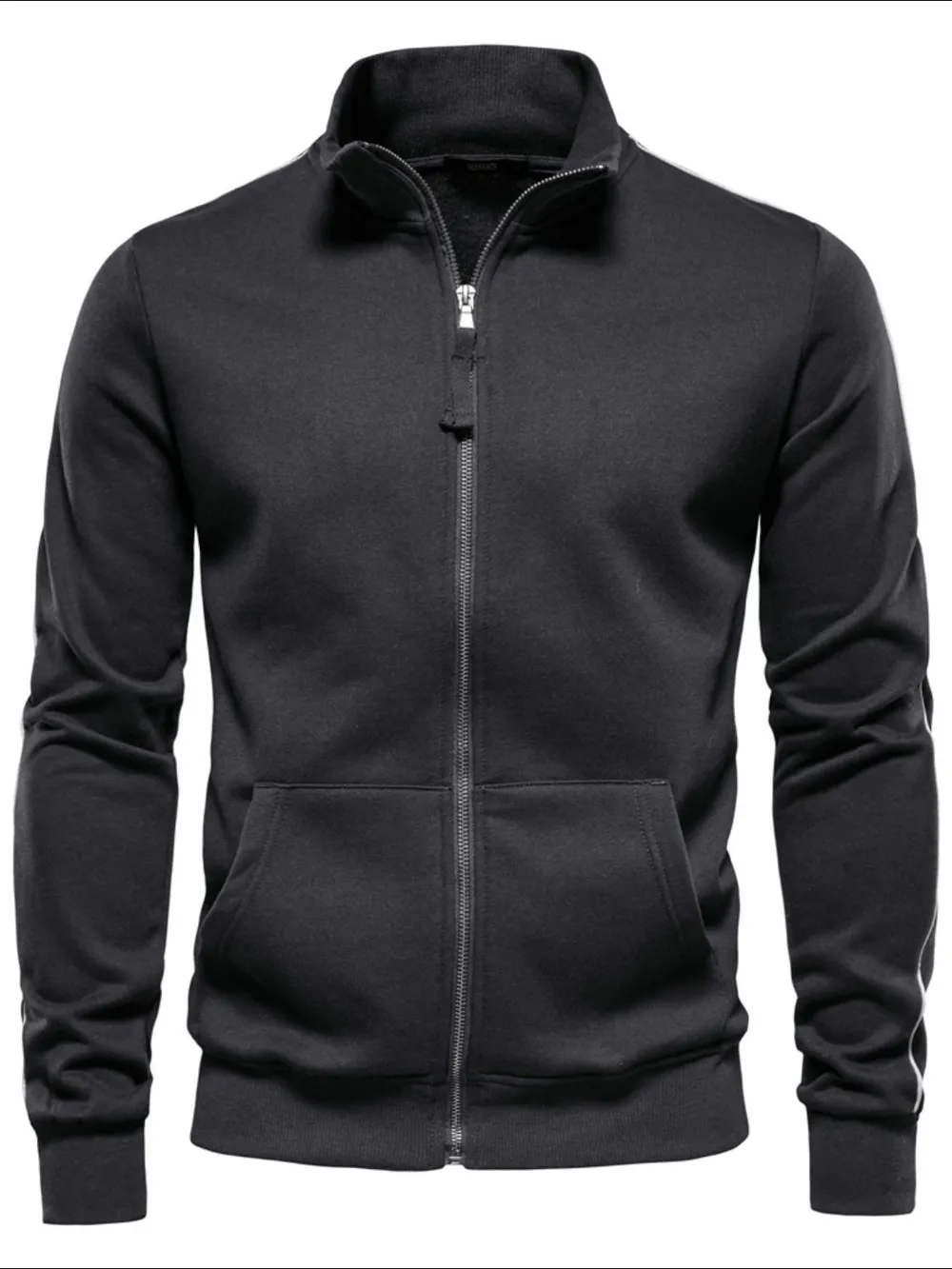 Men's Zip Up Long Sleeve Sweatshirt, image 7