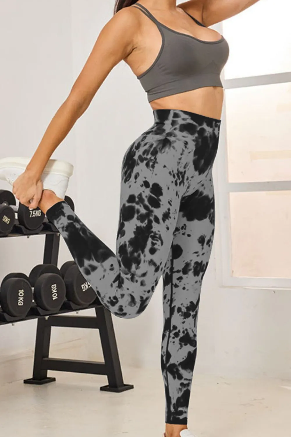 Tie-Dye High Waist Active Leggings, image 11