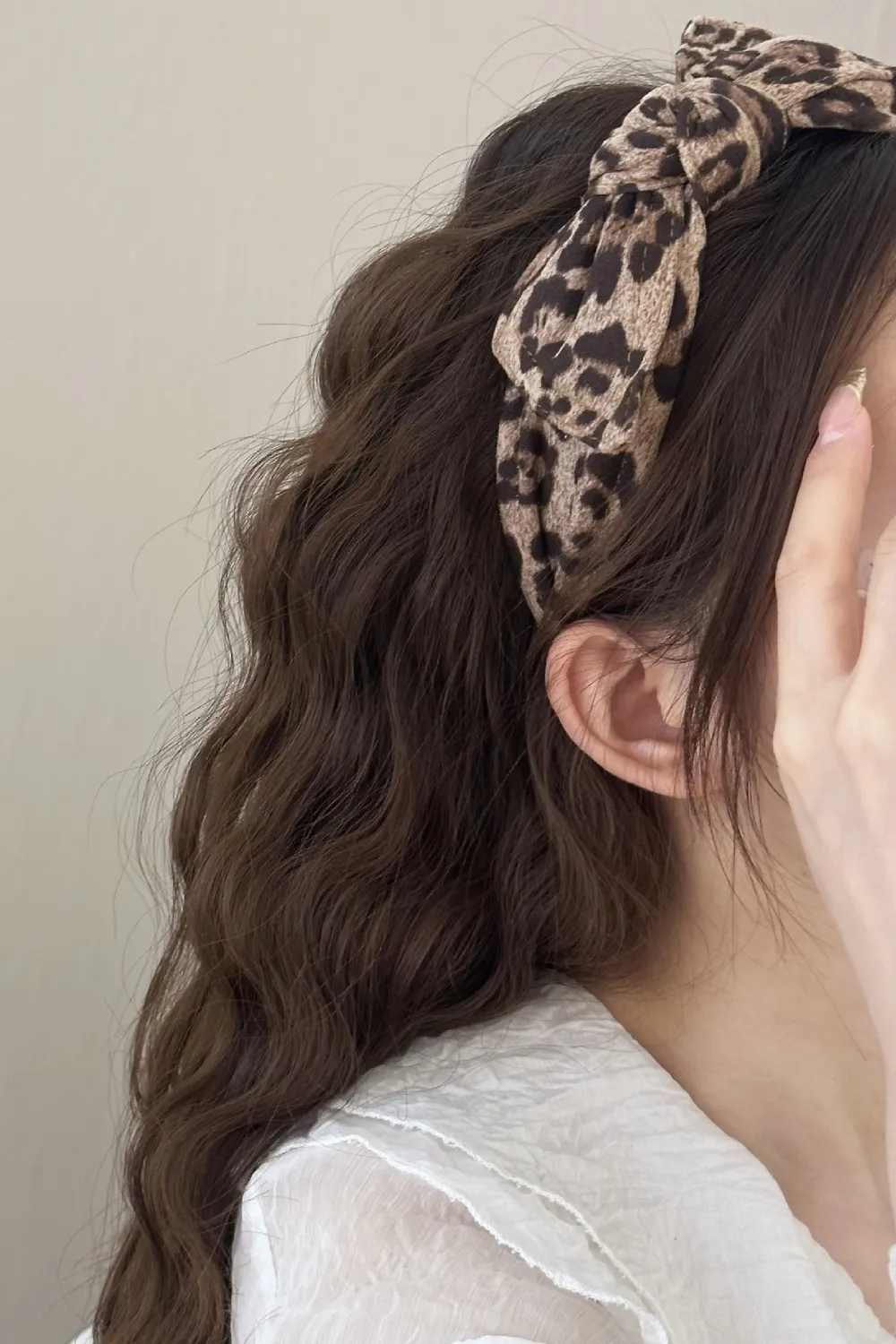 Leopard Polyester Wide Headband, image 4