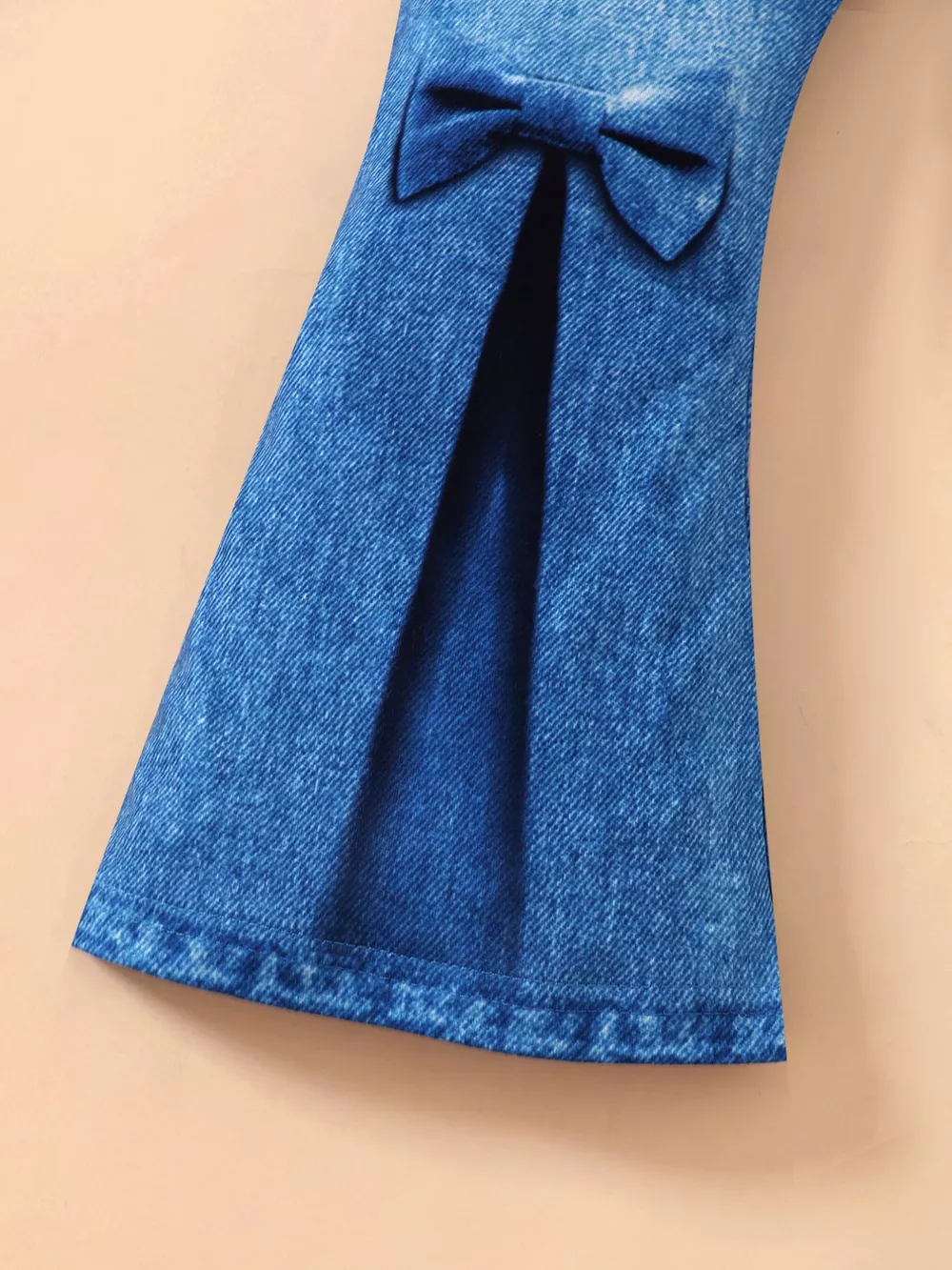 Children's Graphic Long Sleeve Top & Flare Jeans Set, image 7