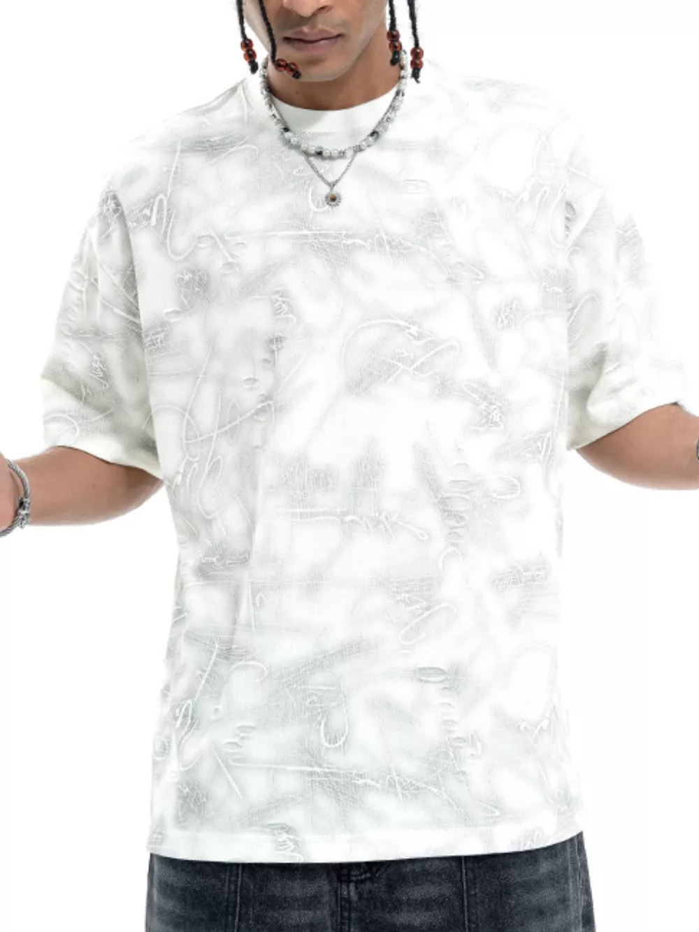 Men's Round Neck Half Sleeve T-Shirt, image 3