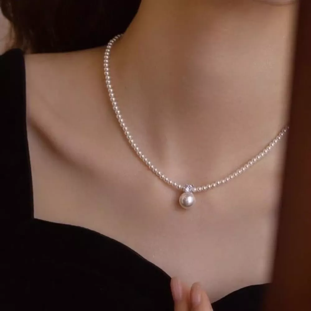 Pearl Pendant Necklace, image 3