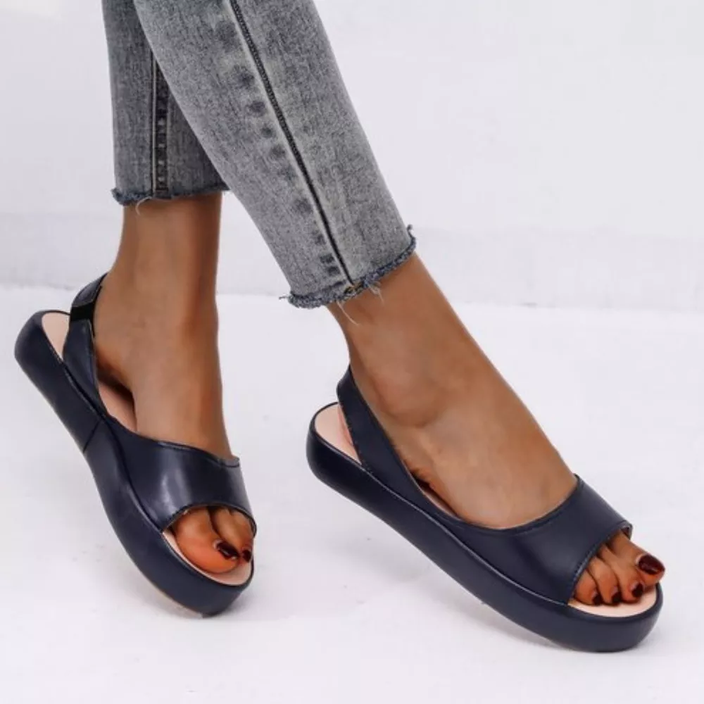 Peep Toe Platform Sandals, image 6