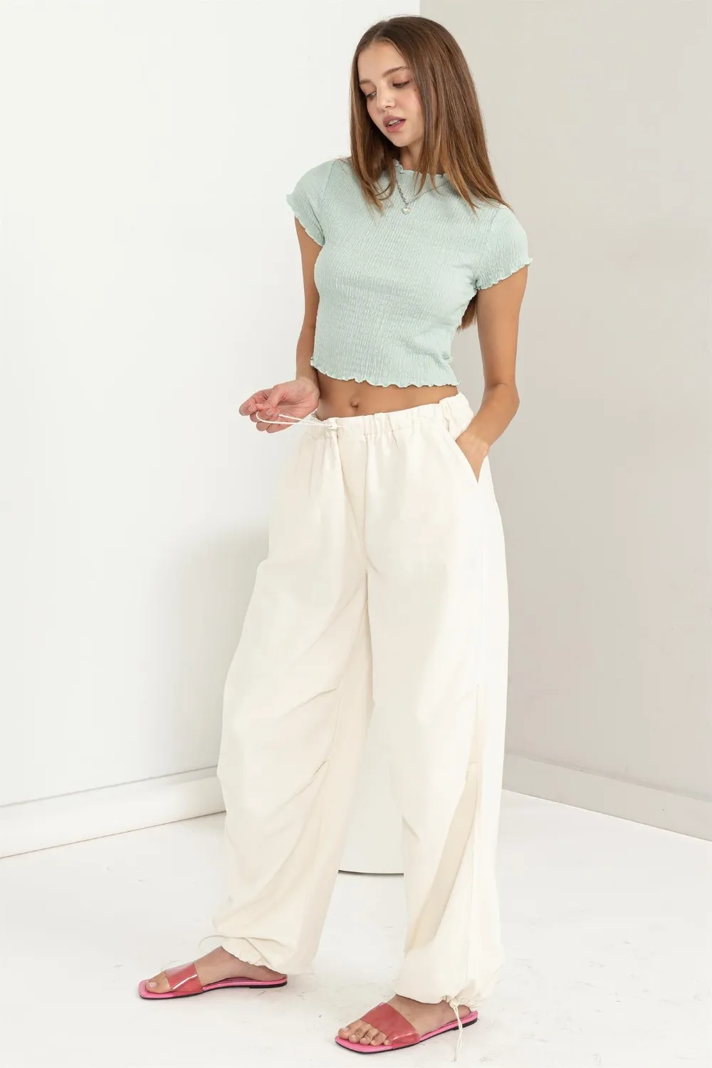 Lettuce Hem Crop Top, image 5