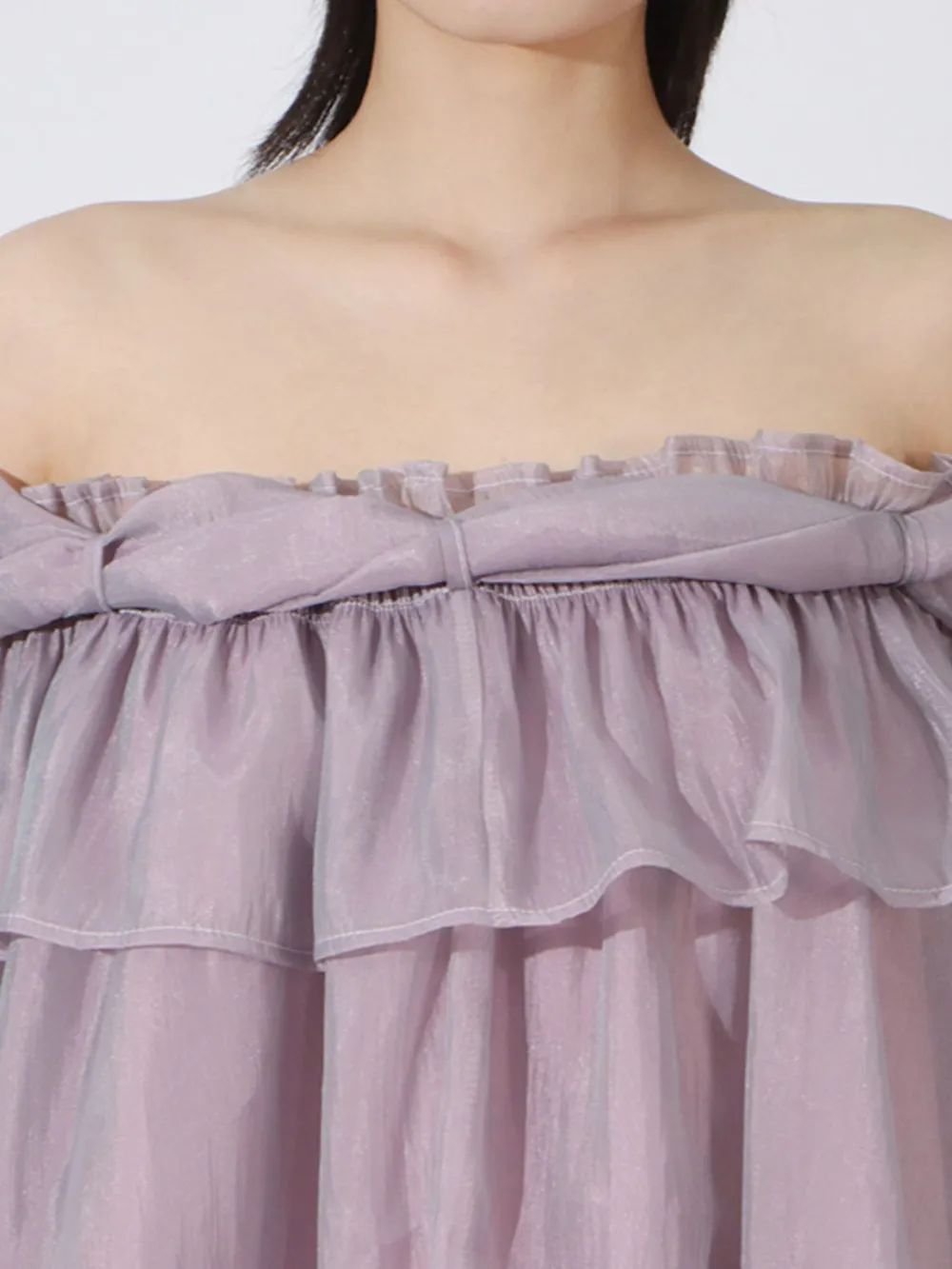Ruffled Off-Shoulder Flounce Sleeve Blouse, image 7