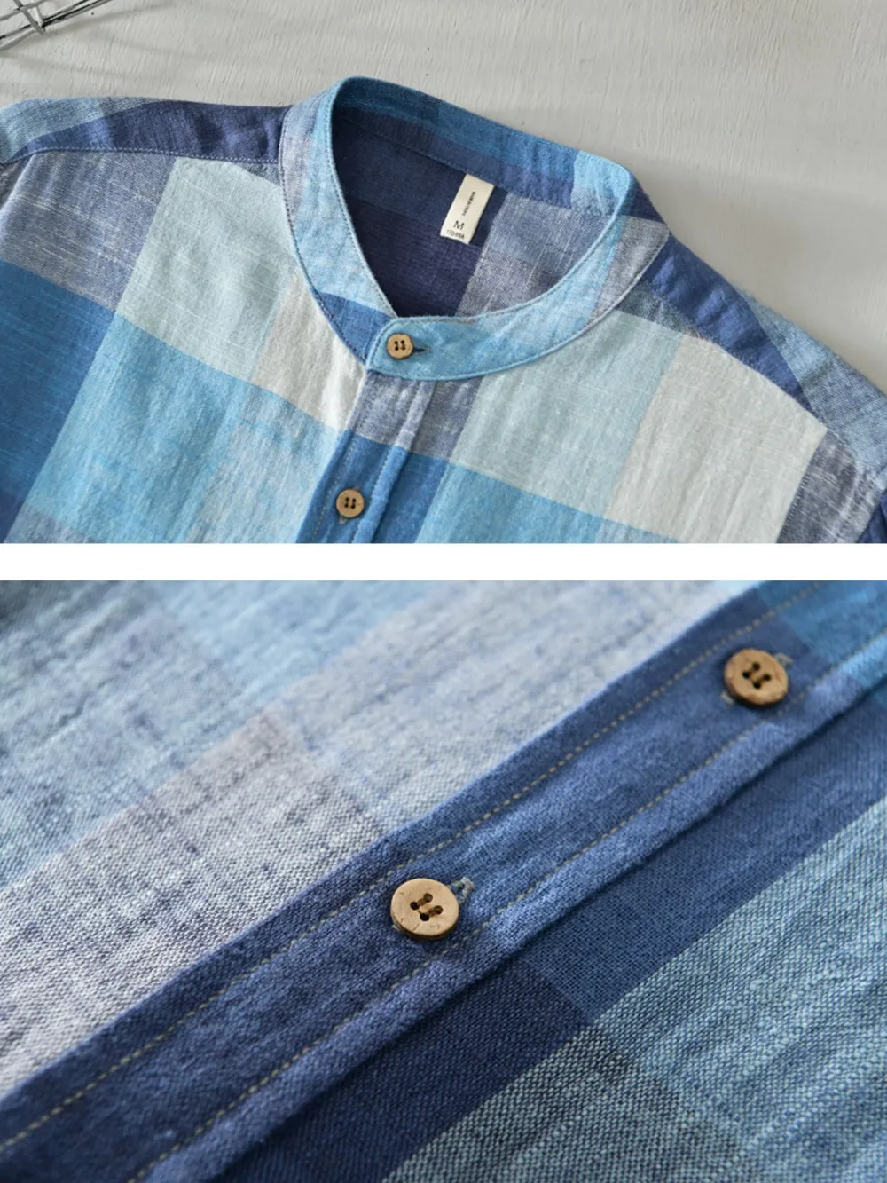 Men's Plus Size Plaid Long Sleeve Shirt, image 2