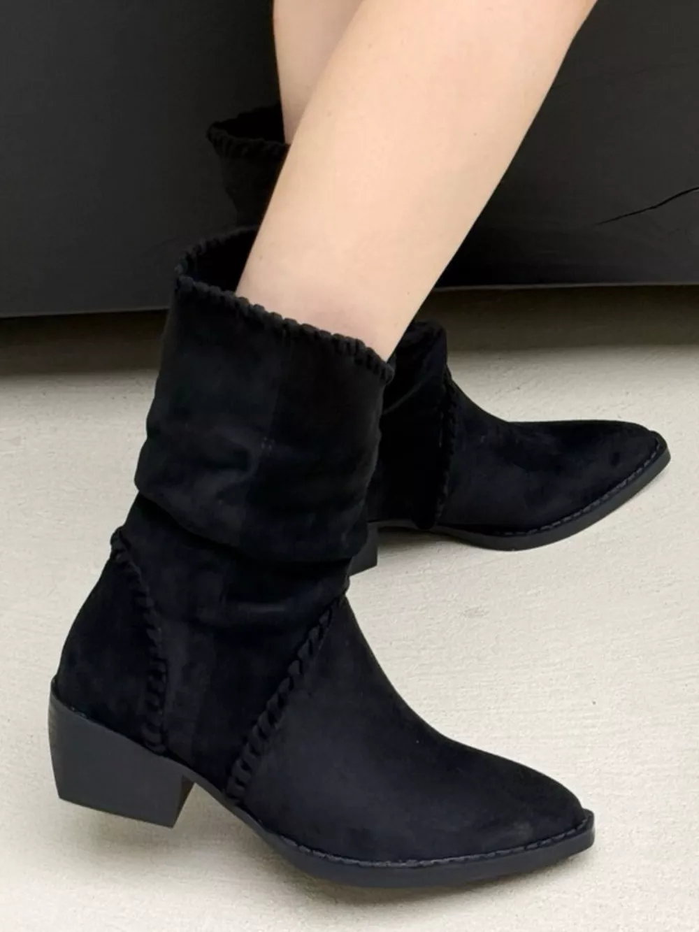 Point Toe Block Heels Boots, image 5