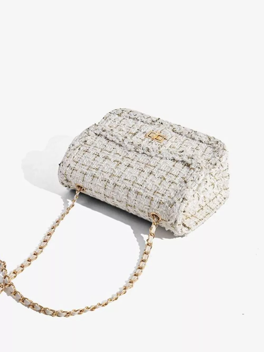 Tweed Chain Shoulder Bag, image 4