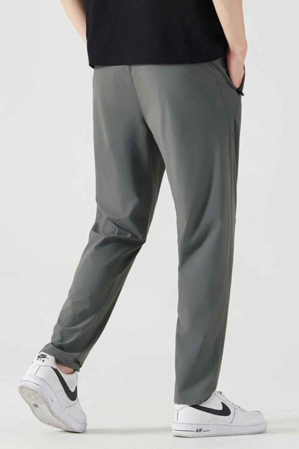 Men's Plus Size Casual Drawstring Pants, image 3