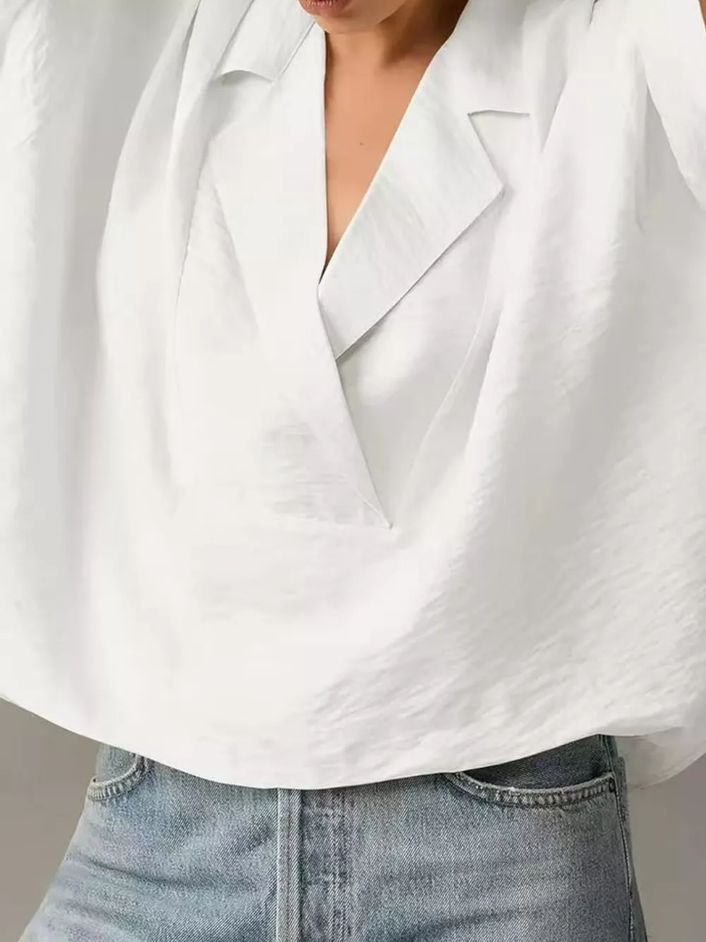 Relaxed Fit Half Sleeve Blouse, image 3