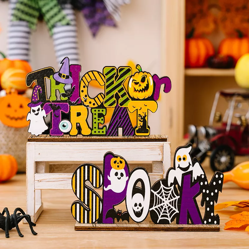 Halloween Wooden Decorative Tabletop Ornament, image 5