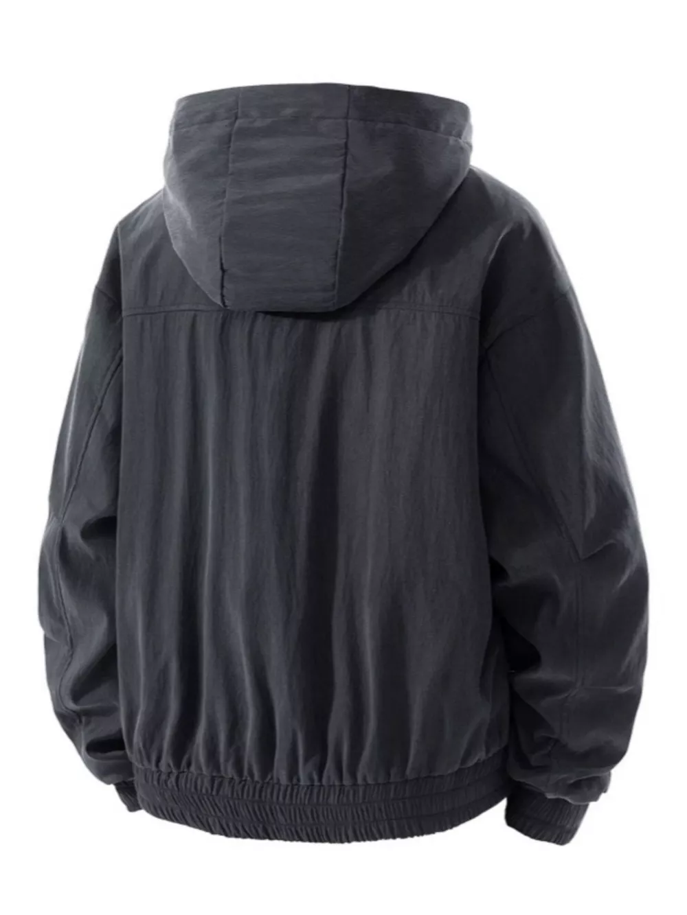 Men's Plus Size Casual Hooded Lightweight Windbreaker Jacket, image 4