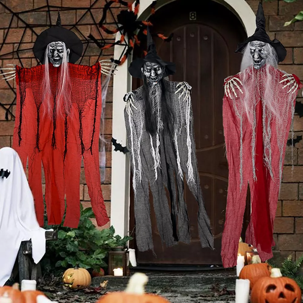 Halloween Spooky Hanging Witch Set, image 2