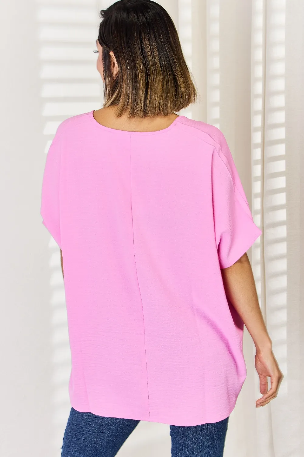 Texture Short Sleeve Blouse, image 2