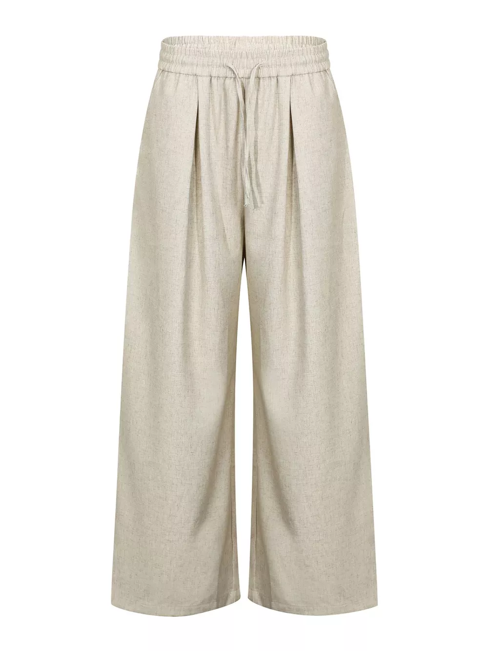 Men's Wide-Leg Drawstring Casual Pants, image 4
