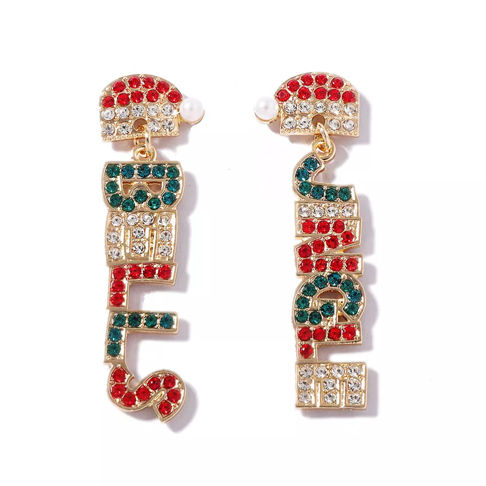 Christmas Jingle Bells Drop Earrings, image 3